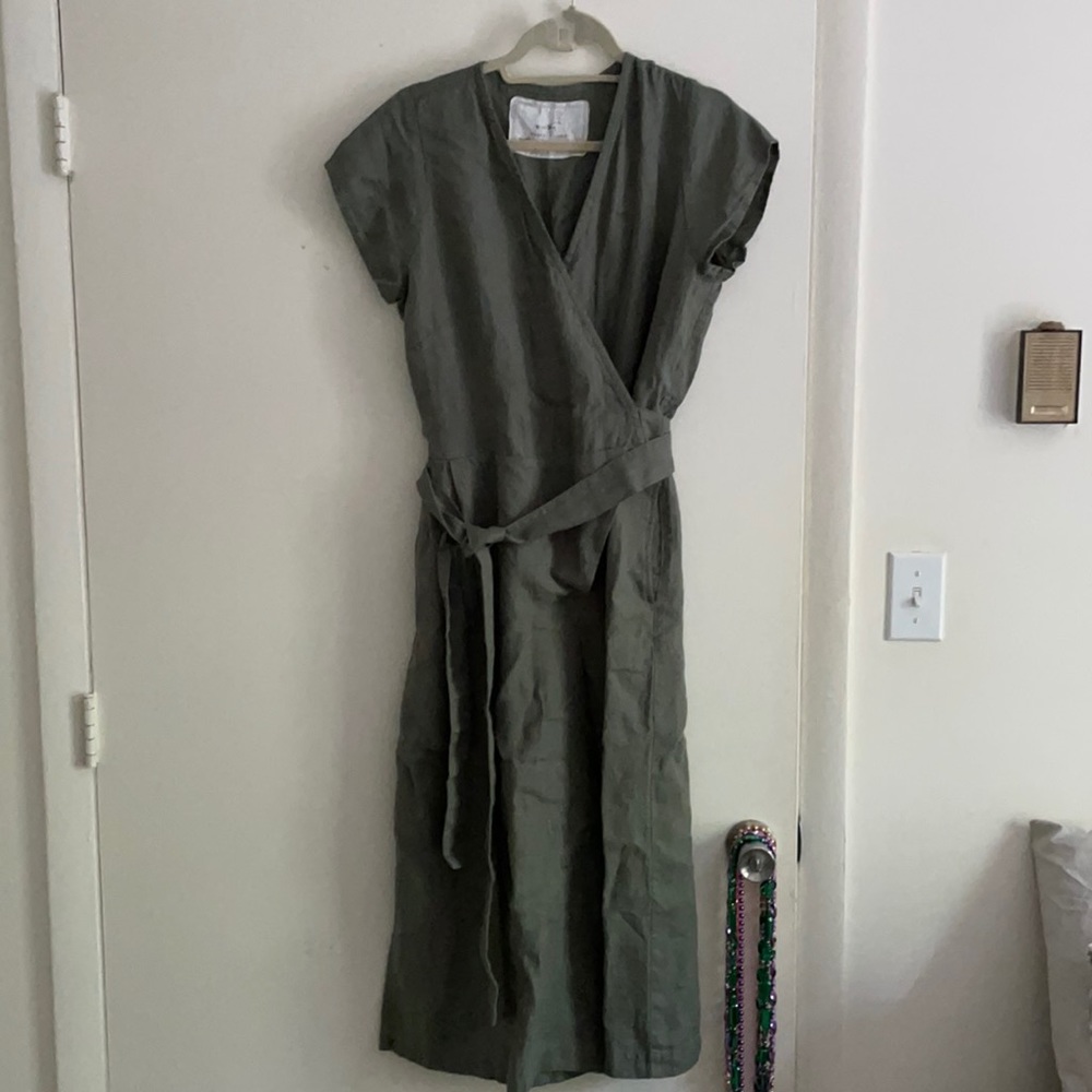 Not Perfect Linen Torino MIDI Jumpsuit M/L NEW